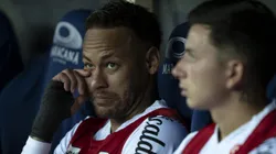 Neymar Jr, jogador do Santos, antes da partida contra o Fluminense no estadio Maracanã pelo campeonato Brasileiro A 2025. Foto: Jorge Rodrigues/AGIF