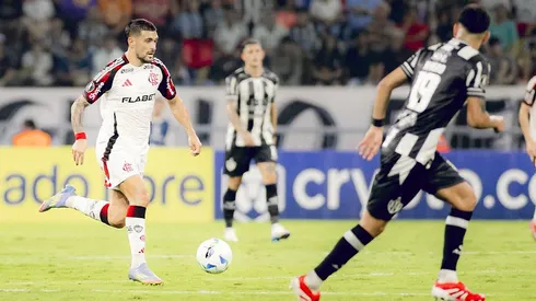 Arrascaeta marcou o gol do Flamengo na partida. Foto: Adriano Fontes/Flamengo