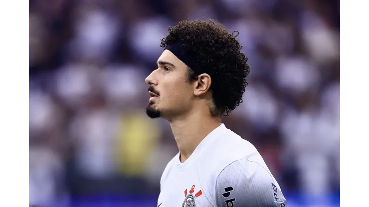 André Ramalho jogador do Corinthians durante partida contra o Velo Clube no estádio Arena Corinthians pelo campeonato Paulista 2025. Foto: Marcello Zambrana/AGIF