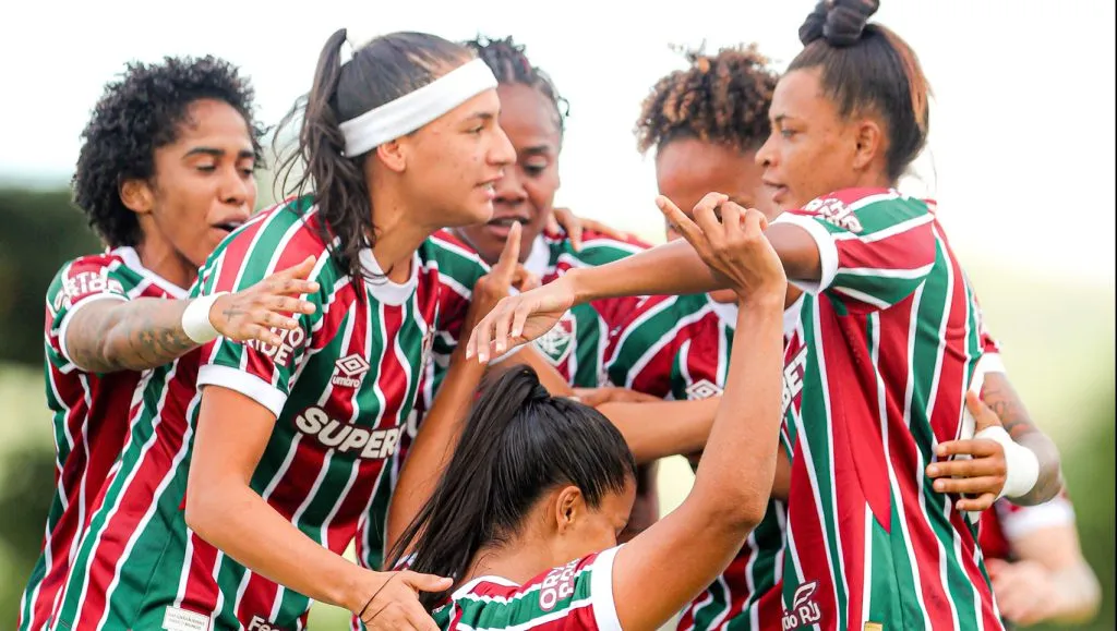 Fluminense em partida contra a Ferroviária no Brasileirão Feminino 2025