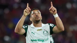 Vitor Roque marcou mais um gol pelo Palmeiras, agora pela Libertadores. Foto: Cesar Greco/Palmeiras