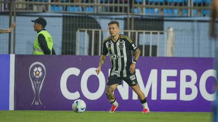Bernard marcou um dos gols do Atlético-MG. Foto: Pedro Souza/Atlético-MG
