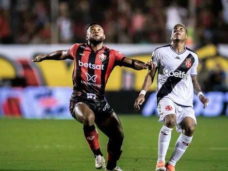 Vitória bate Vasco, com um a menos de virada pelo Brasileirão Betano