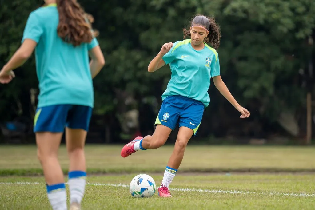 Treino Dulce. Foto: Nelson Terme/CBF
