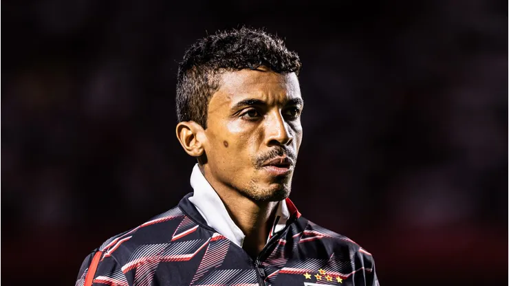 Luiz Gustavo durante partida do SPFC em 2024