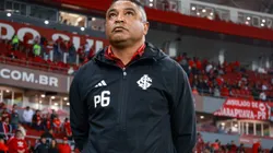 Roger Machado técnico do Internacional durante partida contra o Fortaleza no estádio Beira-Rio pelo campeonato Brasileiro A 2024. Foto: Maxi Franzoi/AGIF