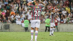 Renato Augusto jogador do Fluminense lamenta durante partida contra o Juventude no estádio Maracanã pelo campeonato Brasileiro A 2024. Foto: Thiago Vasconcelos Dos Santos/AGIF