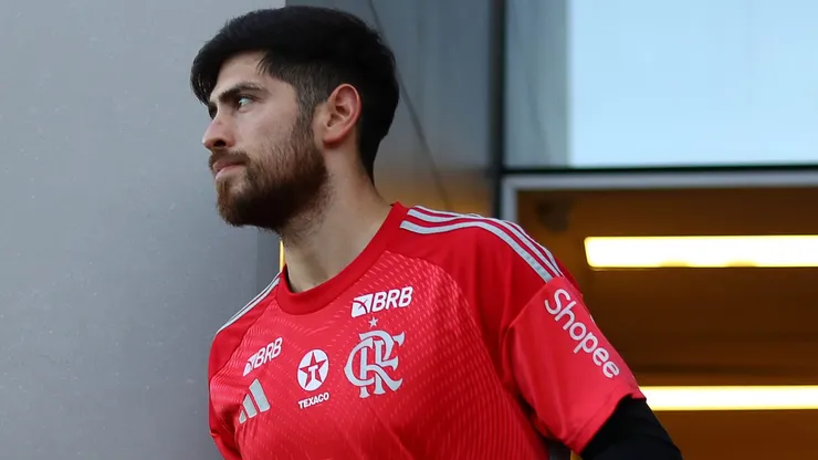Rossi durante treinamento no Ninho. Foto: Gilvan de Souza/CRF