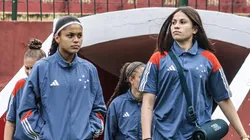 Jogadoras da categoria de base feminina se preparando para Copinha Feminina 2024