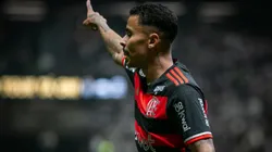 Allan, jogador do Flamengo, durante partida contra o Atletico-MG pelo campeonato Brasileiro A 2024. Foto: Fernando Moreno/AGIF
