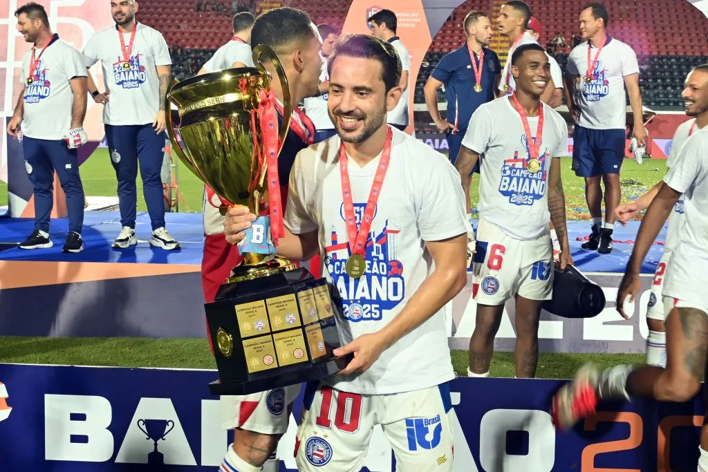 Everton Ribeiro está no Bahia desde 2024Foto: Walmir Cirne/AGIF