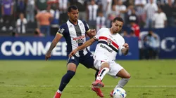 São Paulo venceu o Alianza Lima atuando fora de casa. Foto: Fernando Sangama/Getty Images