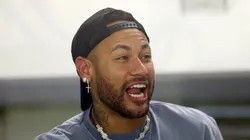 Neymar durante partida do Peixe na Vila.