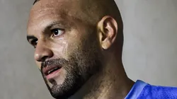 Weverton durante partida do Palmeiras no BR