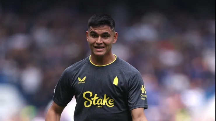 Alcaraz atuando contra o Chelsea