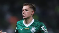 Bruno Fuchs durante partida do Palmeiras - Foto: Ettore Chiereguini/AGIF