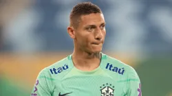 Richarlison durante treino da Seleção Brasileira. Foto: Gil Gomes/AGIF.