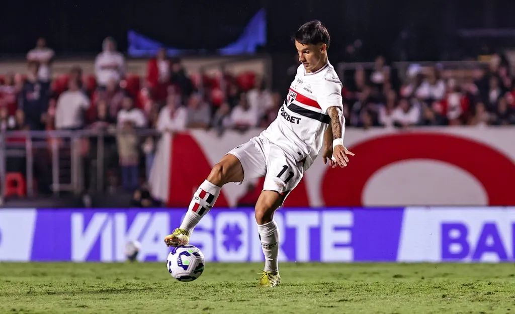 Ferreirinha em ação pelo São Paulo. Foto: Fabio Giannelli/AGIF