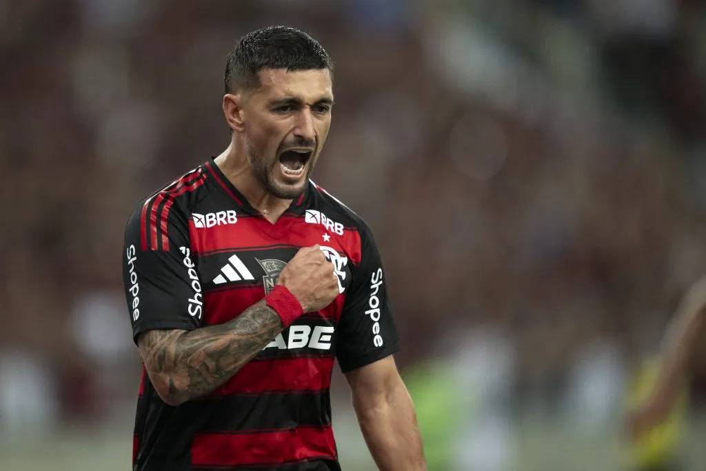 Arrasca marcou o único tento do jogo. Foto: Jorge Rodrigues/AGIF