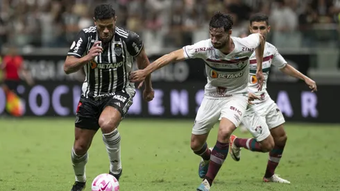 MG - BELO HORIZONTE - 28/10/2023 - BRASILEIRO A 2023, ATLETICO-MG X FLUMINENSE - Hulk jogador do Atletico-MG durante partida contra o Fluminense no estadio Arena MRV pelo campeonato Brasileiro A 2023. Foto: Alessandra Torres/AGIF