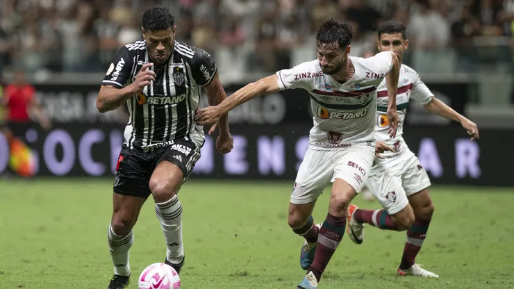 MG - BELO HORIZONTE - 28/10/2023 - BRASILEIRO A 2023, ATLETICO-MG X FLUMINENSE - Hulk jogador do Atletico-MG durante partida contra o Fluminense no estadio Arena MRV pelo campeonato Brasileiro A 2023. Foto: Alessandra Torres/AGIF