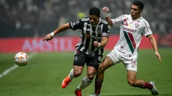 Hulk jogador do Atletico-MG durante partida contra o Fluminense no estadio Arena MRV pelo campeonato Copa Libertadores 2024. Foto: Fernando Moreno/AGIF