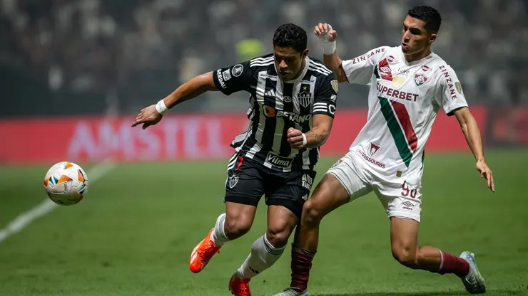 Hulk jogador do Atletico-MG durante partida contra o Fluminense no estadio Arena MRV pelo campeonato Copa Libertadores 2024. Foto: Fernando Moreno/AGIF