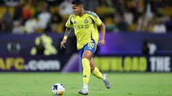 RIYADH, SAUDI ARABIA - DECEMBER 02: Wesley of Al-Nassr rwb during the AFC Champions League Elite match between Al-Nassr and Al-Sadd at King Saud University Stadium on December 02, 2024 in Riyadh, Saudi Arabia. (Photo by Abdullah Ahmed/Getty Images)