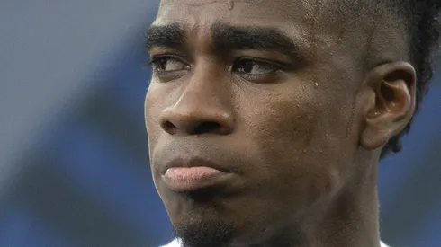 Félix Torres durante partida entre Corinthians e Sport, pelo Brasileirão, na Neo Química Arena.