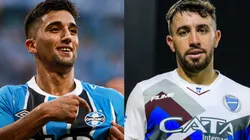 Grêmio x Godoy Cruz se enfrentam pela Copa Sul-Americana. Foto: AGIF e Instagram