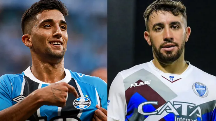 Grêmio x Godoy Cruz se enfrentam pela Copa Sul-Americana. Foto: AGIF e Instagram