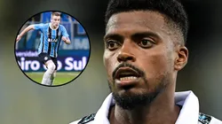 Jemerson e Igor Serrote, do Grêmio. Fotos: Thiago Ribeiro e Maxi Franzoi//AGIF