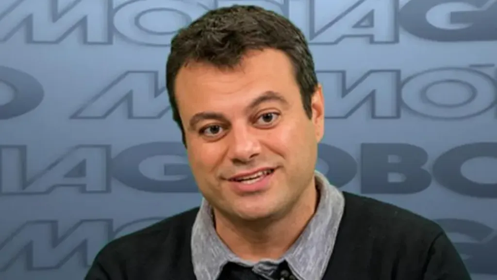 Eric Faria, comentarista do Grupo Globo. Foto: Reprodução.