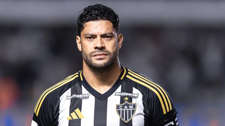 Hulk, jogador do Atlético-MG, durante partida contra o Santos, pelo Brasileirão Betano. Foto: Abner Dourado/AGIF.