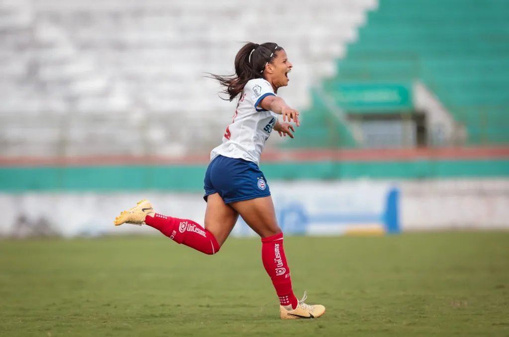 Jogadora do Bahia. Foto: Letícia Martins/EC Bahia