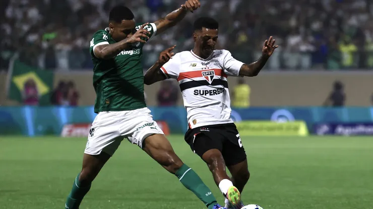 São Paulo perdeu para o Palmeiras pelo Brasileirão. Foto: Marcello Zambrana/AGIF