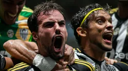 Igor Gomes jogador do Atlético-MG comemora seu gol durante partida contra o Fluminense - Foto: Fernando Moreno/AGIF