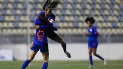 Comemoração jogadoras Bragantino. Foto: Fernando Roberto/Red Bull Bragantino