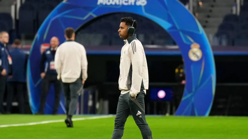 Futuro de Rodrygo pode ser longe do Real Madrid – Foto: Angel Martinez/Getty Images