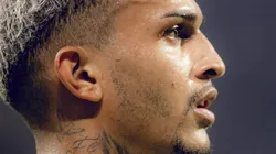 Wesley durante partida entre Central Córdoba-ARG e Flamengo, pela Libertadores. Foto: Adriano Fontes/CRF