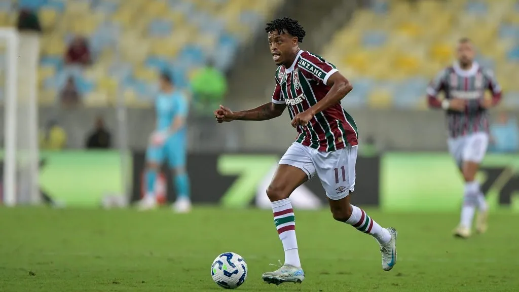 Keno jogador do Fluminense durante partida contra o Aparecidense no estádio Maracanã pelo campeonato [COMPETIÇÃO]. Foto: Thiago Ribeiro/AGIF