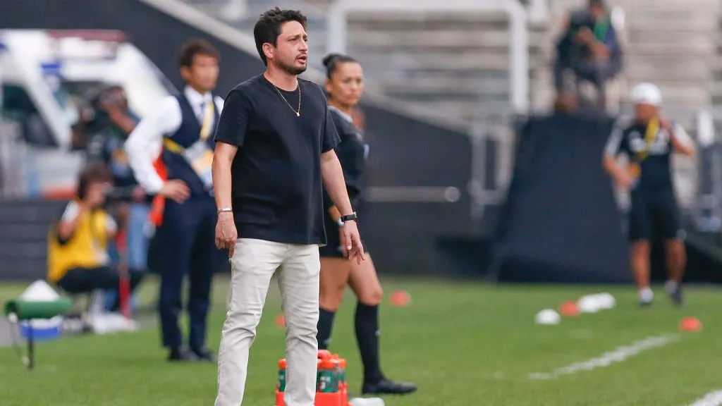 Arthur Elias. técnico da Seleção Feminina. Foto: Ricardo Moreira/Getty Images
