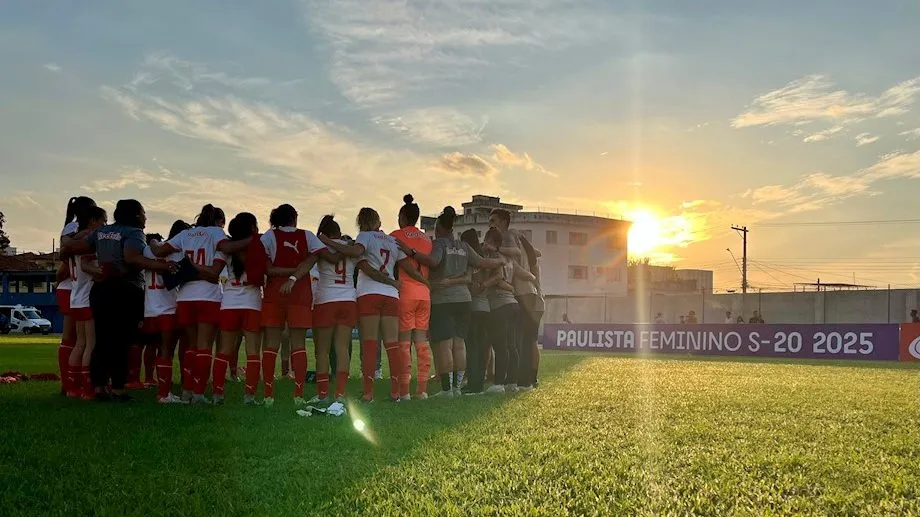 Grupo do RB Bragantino em preparação para o Paulista Feminino Sub-20