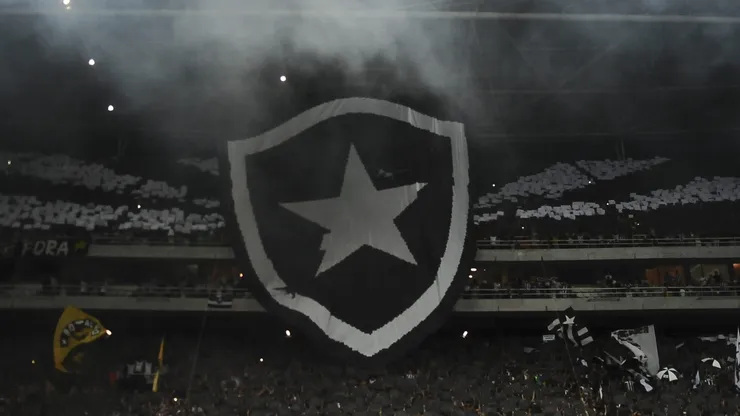 Mosaico da torcida do Botafogo. Foto: Armando Paiva/AGIF.