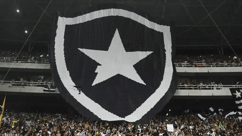 Torcedores do Botafogo fazem a festa no Nilton Santos. Foto: Armando Paiva/AGIF.