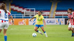 Jogadora Julinha. Foto: Nelson Terme/CBF