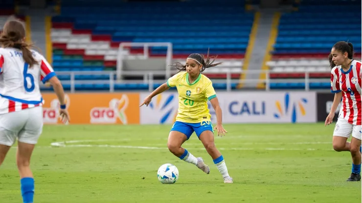 Jogadora Julinha. Foto: Nelson Terme/CBF
