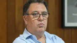 Marcelo Teixeira durante Sessão Extraordinária do Conselho Deliberativo na Vila Belmiro. Foto: Reinaldo Campos/SFC