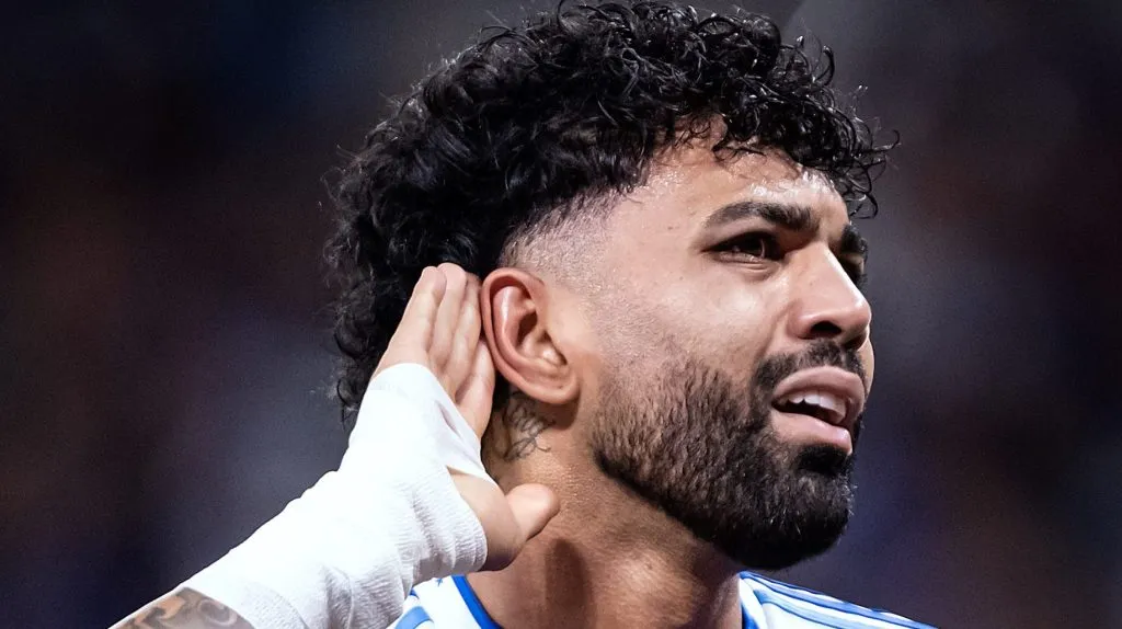 Gabigol após marcar gol. Foto: Gustavo Aleixo/CEC