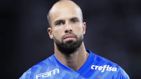 Marcelo Lomba durante partida entre Palmeiras e Vitória, no Allianz Parque, pelo Brasileirão 2024.